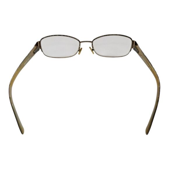 SAKS FIFTH AVENUE women 275 03YG GOLD 55-18-140 Eyeglasses With Case FRAMES ONLY - Picture 4 of 12